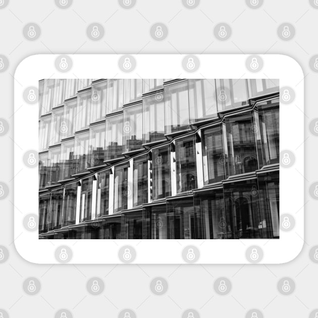 Architecture Pattern Sticker by PhotoHarmony